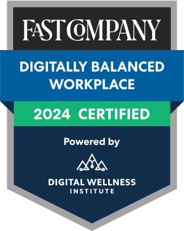 FASTCOMPANY | DIGITALLY BALANCED WORKPLACE | 2024 CERTIFIED