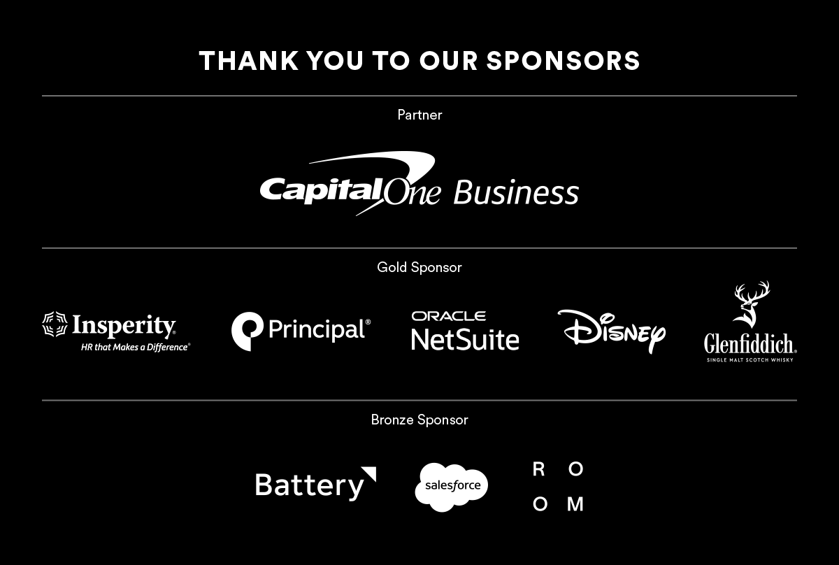 THANK YOU TO OUR SPONSORS