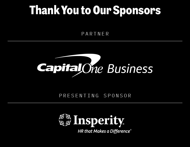 Thank You to Our Sponsors