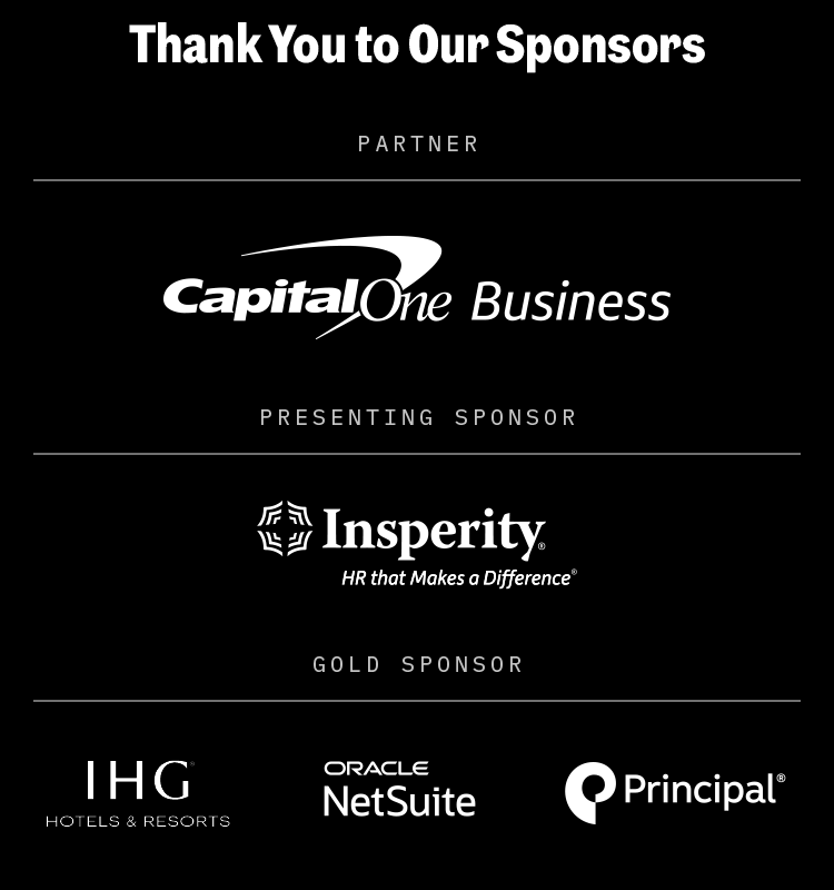 Thank You to Our Sponsors