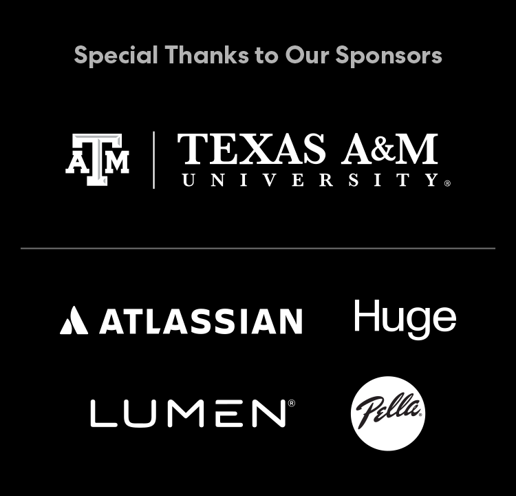 Special Thanks to Our Sponsors